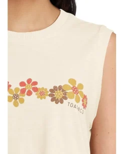 Toad&Co Boundless Jersey Tank Salt Flowers Hot