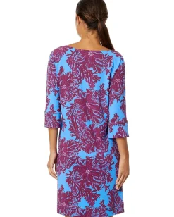 Lilly Pulitzer Braedyn UPF 50+ Dress Abaco Blue Feel Like A Shellebrity Outlet