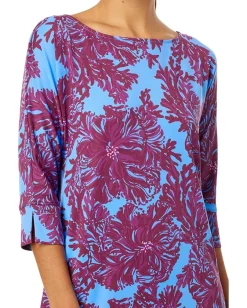 Lilly Pulitzer Braedyn UPF 50+ Dress Abaco Blue Feel Like A Shellebrity Outlet