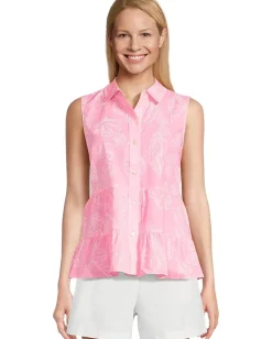 Women Lilly Pulitzer Breah Sleeveless Button D