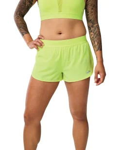 Brooks Breakaway 2.5" Shorts Neo Yellow Clearance