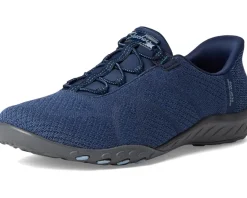 Women SKECHERS Breathe Easy - Knitty Waves Hands Free Slip-Ins