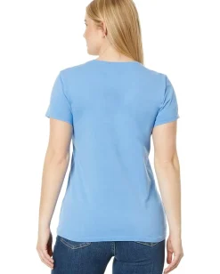 Life is Good Breathe Sunflower Sunrise Short Sleeve Crusher™ Tee Cornflower Blue Best