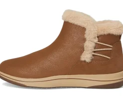 Clarks Breeze Fur Dark Tan Combi Textile