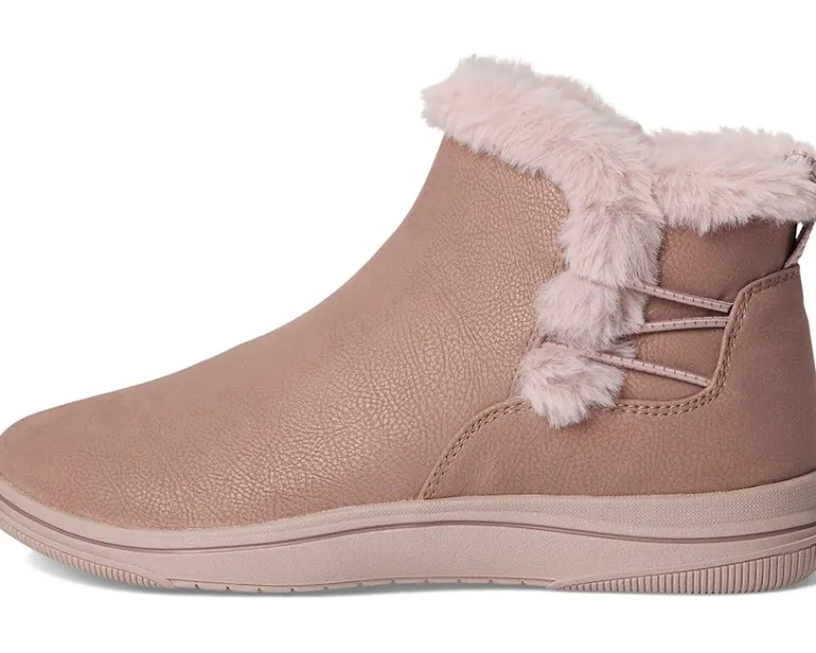 Clarks Breeze Fur Mauve Combi Textile Hot