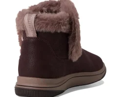 Clarks Breeze Fur Merlot Textile