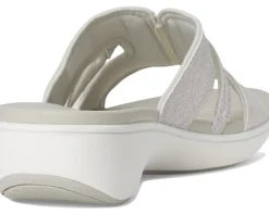 Clarks Breeze Rae Mia Off White Interest Synthetic