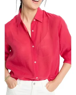 NIC+ZOE Breeze Shirt Daiquiri Hot