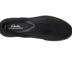 Clarks Breezesky Ria Black/Black Textile Hot