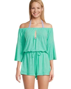 Women BECCA Breezy Basics Off The Shoulder Romper