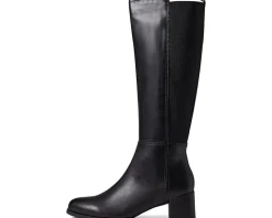 Naturalizer Brent Weatherproof Knee High Boot Black Leather Sale