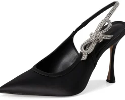 Steve Madden Bri Black Satin New