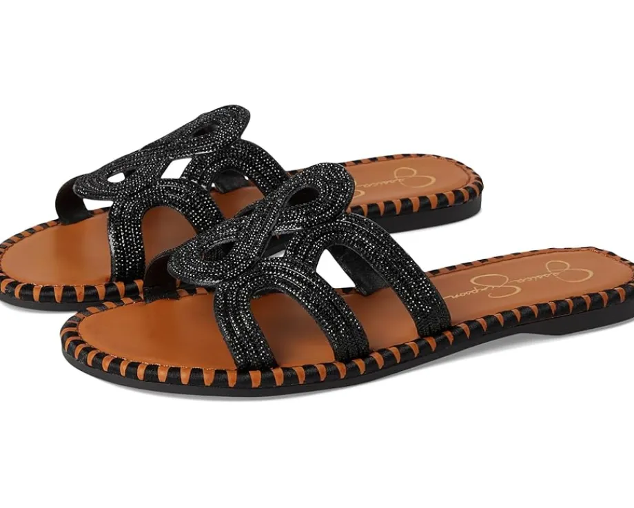 Women Jessica Simpson Bria Flat Woven Sandals
