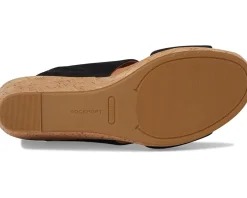 Rockport Briah II Slide Black Leather