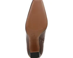 Franco Sarto Briar Mid Shaft Boots Warm Brown Leather Discount