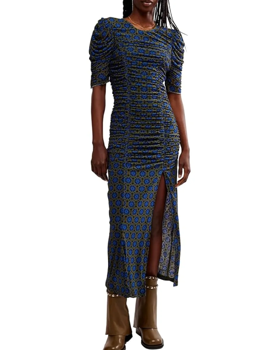 Free People Briella Midi Army Combo Hot