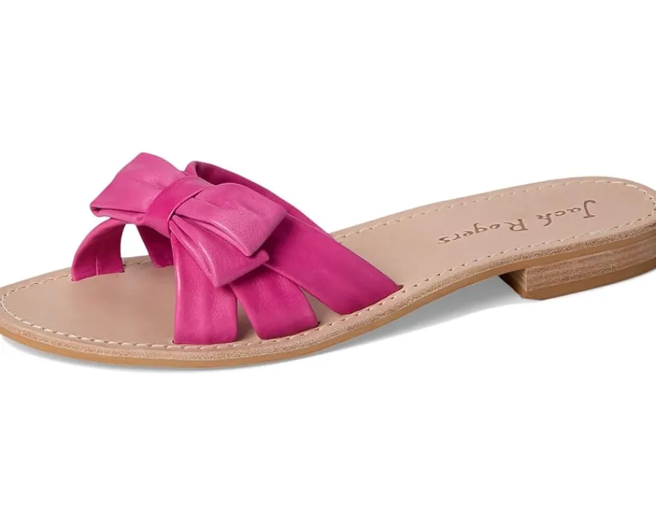 Jack Rogers Brightly Bow Sandal Fucshia Pink Hot