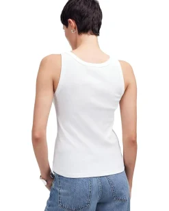 Women Madewell Brightside High Neck Tank