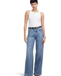 Women Madewell Brightside High Neck Tank