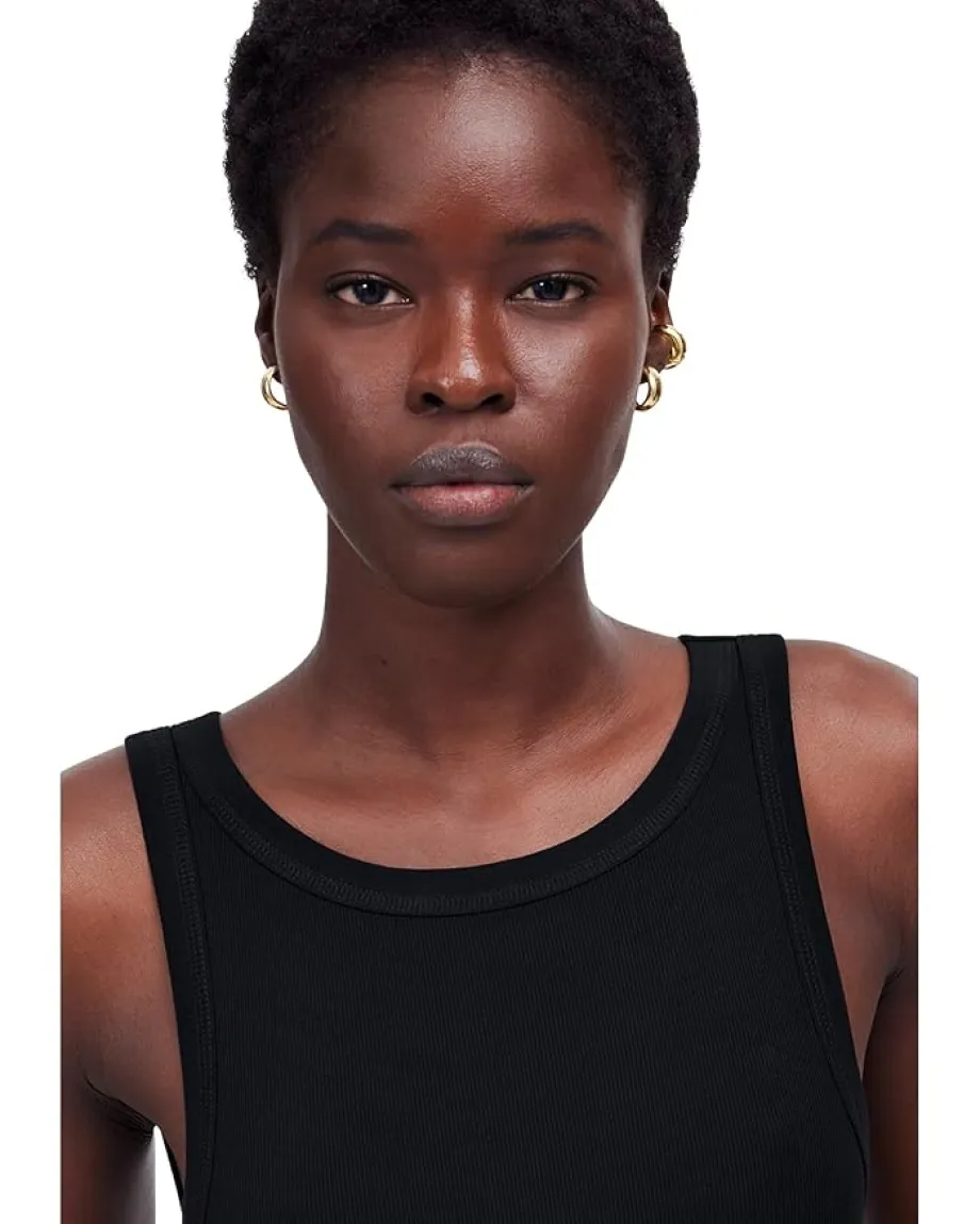 Women Madewell Brightside High Neck Tank