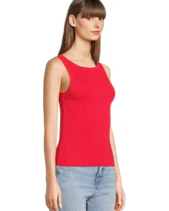 Women Madewell Brightside High Neck Tank