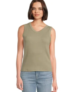 Women Madewell Brightside High V Tank