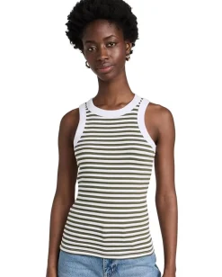 Madewell Brightside Tank Loden New