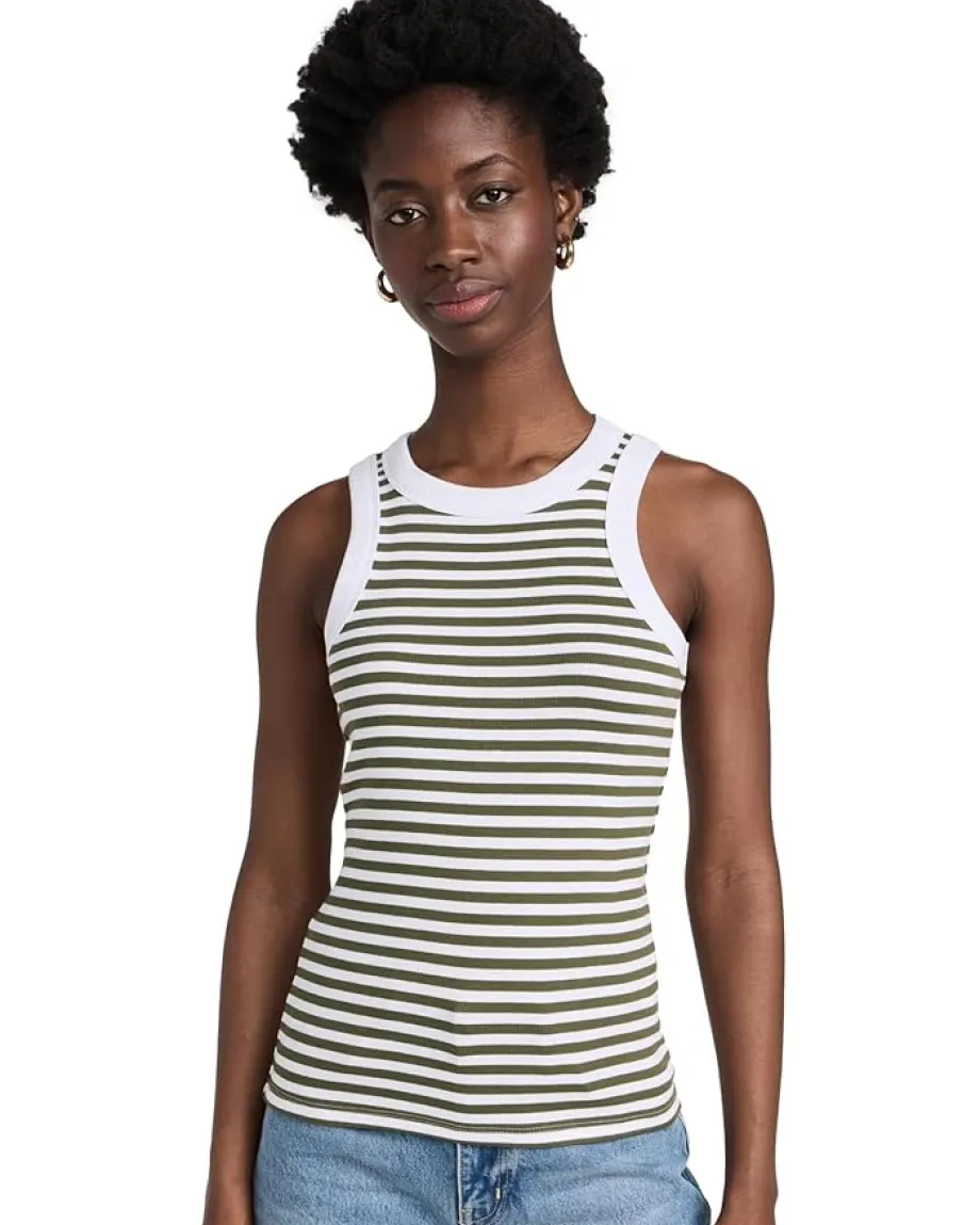 Madewell Brightside Tank Loden New