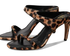 Women Vince Camuto Brisa Toe Loop High Heel Mule Sandals