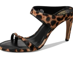 Women Vince Camuto Brisa Toe Loop High Heel Mule Sandals