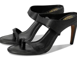 Women Vince Camuto Brisa Toe Loop High Heel Mule Sandals