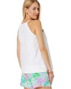 Women Lilly Pulitzer Britt Cotton Halter Top