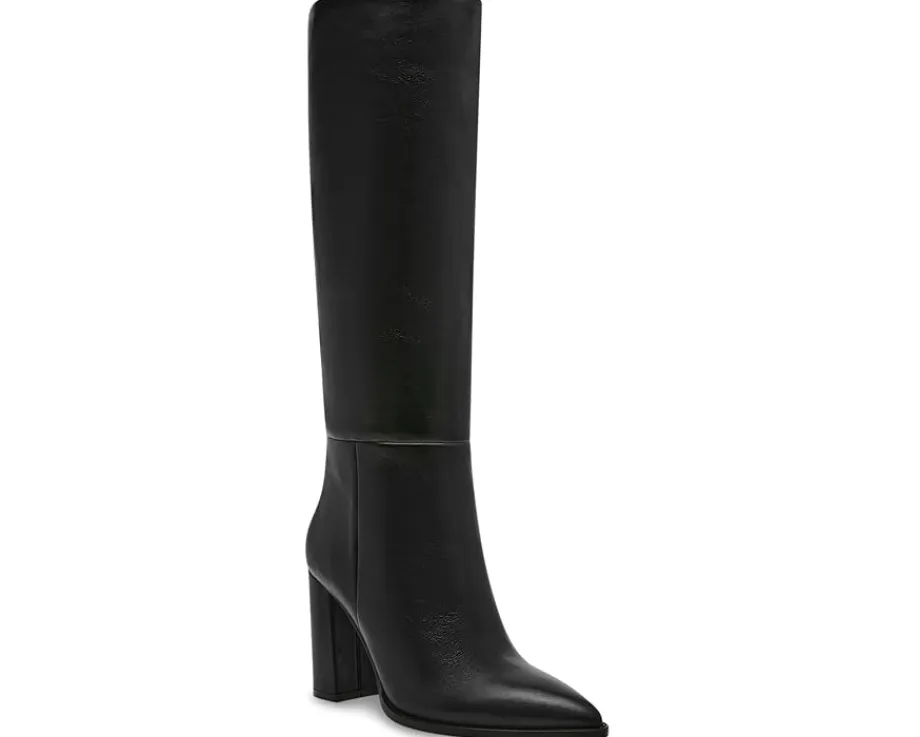 Steve Madden Brittan Black Leather Hot