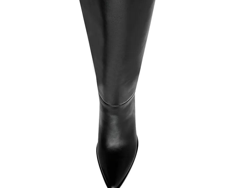 Steve Madden Brittan Black Leather Hot