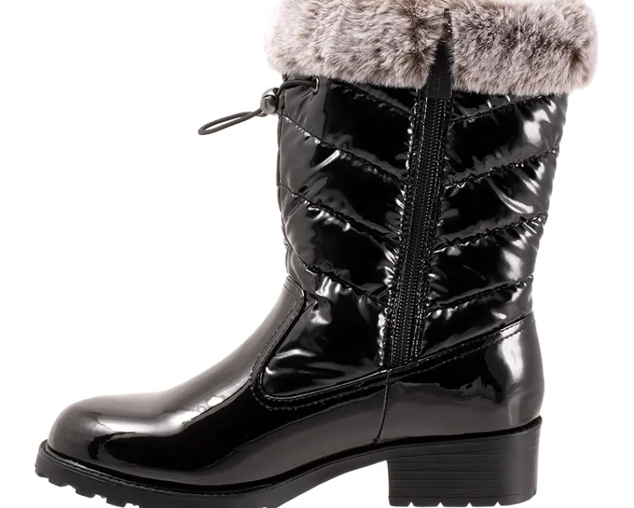 Trotters Bryce Black Patent New