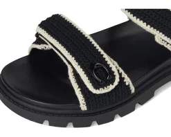 Women COACH Brynn Crochet Sandals