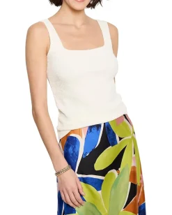 NIC+ZOE Bubble Knit Tank Classic Cream Best