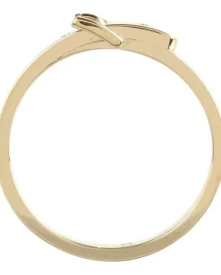 Women Michael Kors Buckle Set of 3 Skinny Rings
