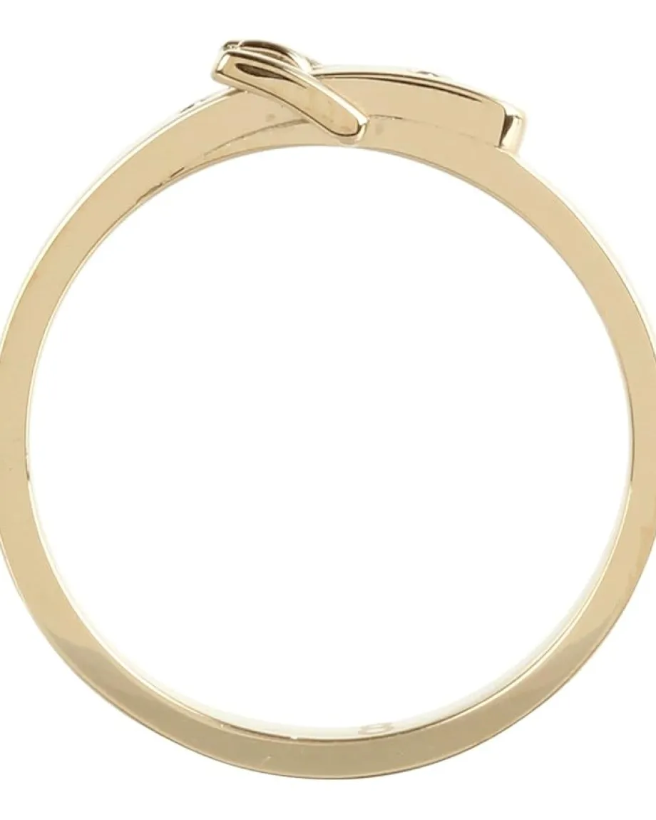 Women Michael Kors Buckle Set of 3 Skinny Rings