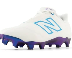 New Balance BurnX4 Lacrosse Cleats White/Black 1 Sale