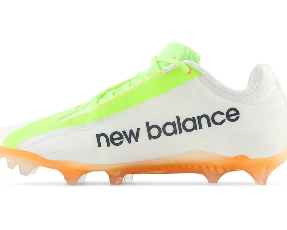 New Balance BurnX4 Lacrosse Cleats White/Green Discount