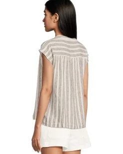 Sanctuary By The Bay Shell Chalk Black Stripe 2 Clearance