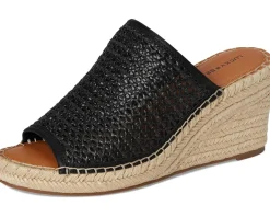 Lucky Brand Cabriah Woven Espadrille Wedge Sandal Black/Black Discount