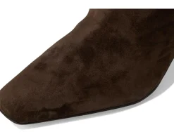 Nine West Caddy Wide Calf Dark Brown Suede Clearance