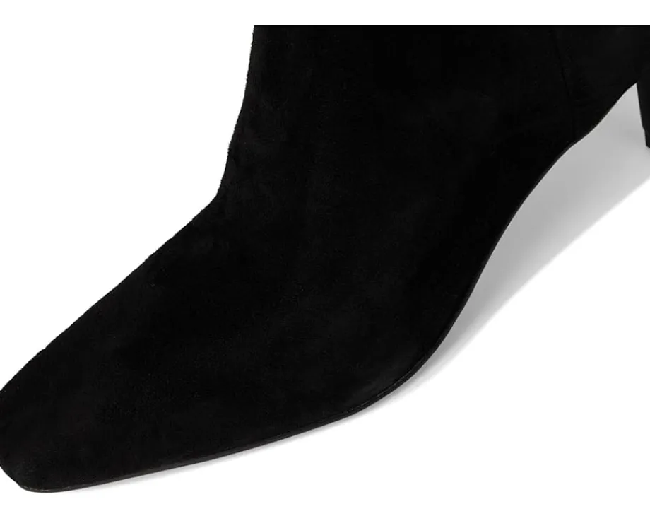 Nine West Caddy Wide Calf Black Suede Clearance