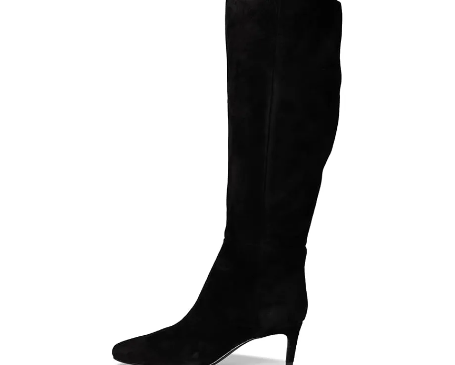 Nine West Caddy Wide Calf Black Suede Clearance
