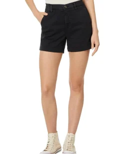 AG Jeans Caden High Rise Tailored Trouser Shorts Sulfur Black Online