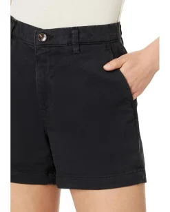 AG Jeans Caden High Rise Tailored Trouser Shorts Sulfur Black Online