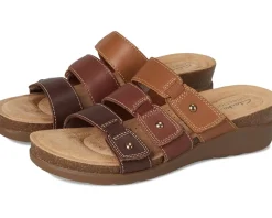 Clarks Calenne Lily Brown Multi Leather Clearance