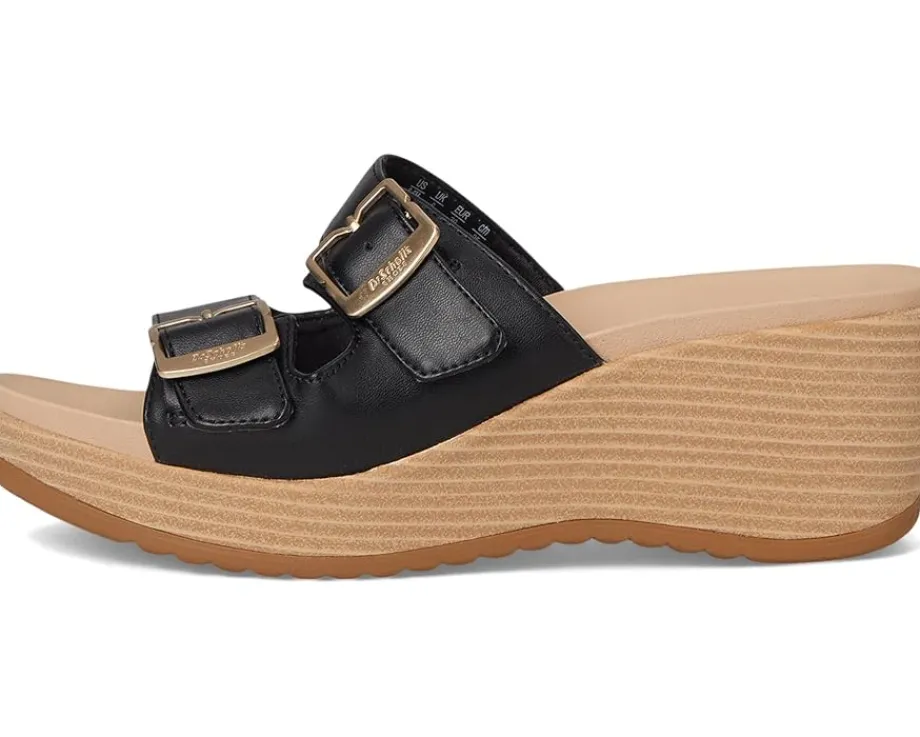 Dr. Scholl's Cali Breeze Black Smooth Outlet